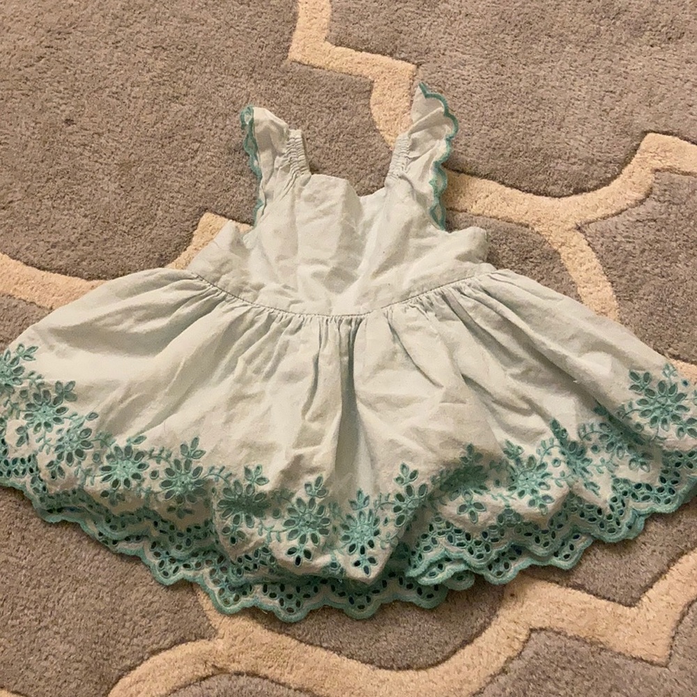 Gap baby mint flutter sleeve dress - Picture 3 of 5